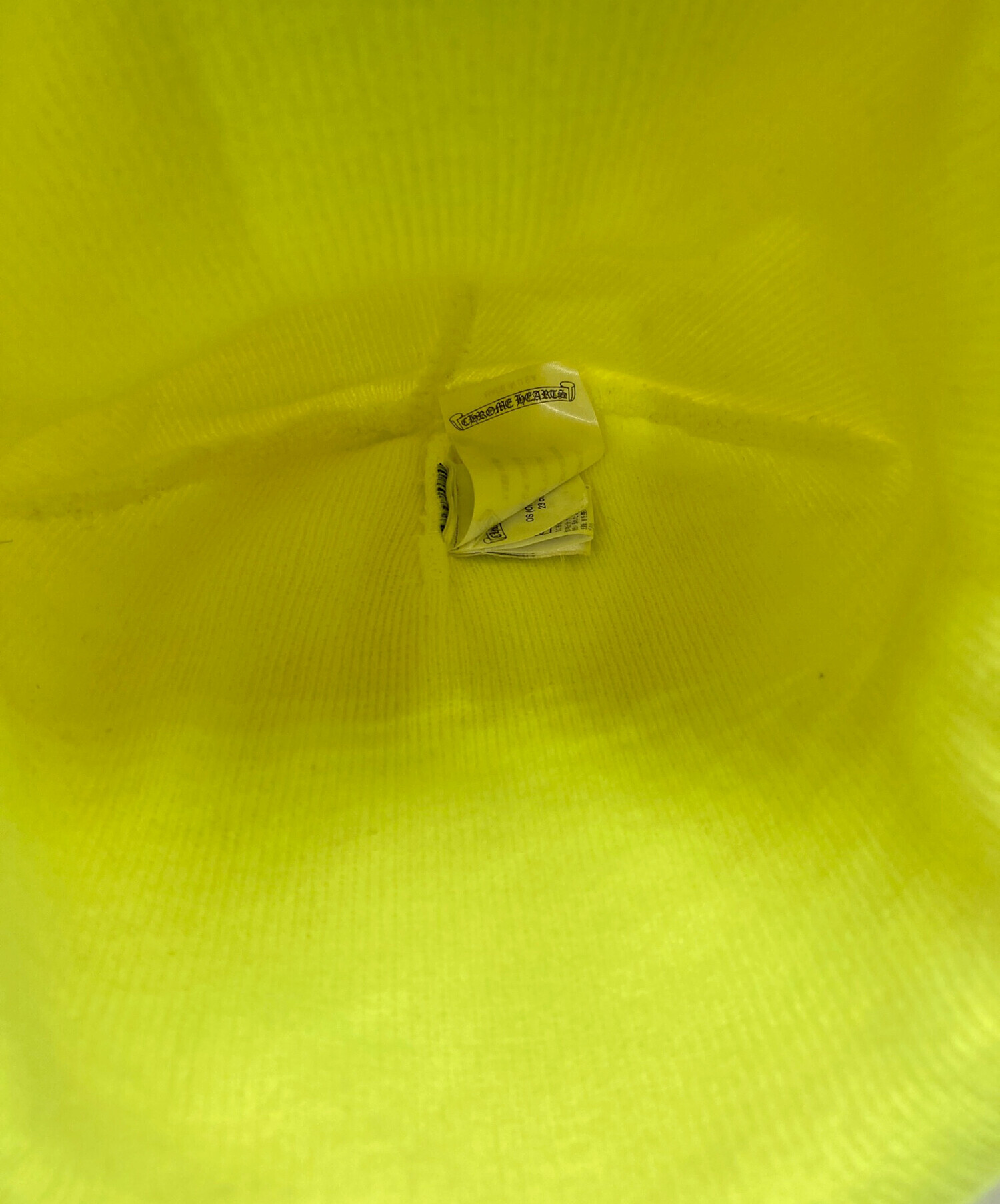 中古・古着通販】CHROME HEARTS (クロムハーツ) ニット帽 イエロー