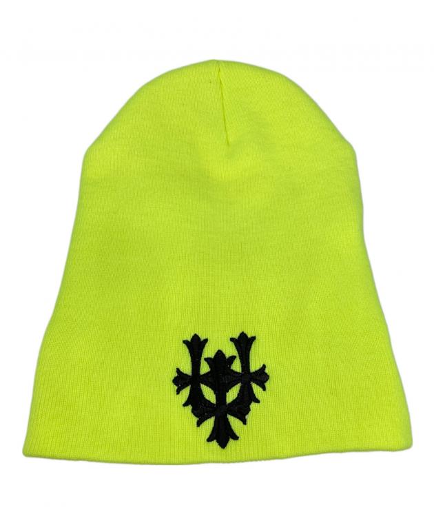 中古・古着通販】CHROME HEARTS (クロムハーツ) ニット帽 イエロー