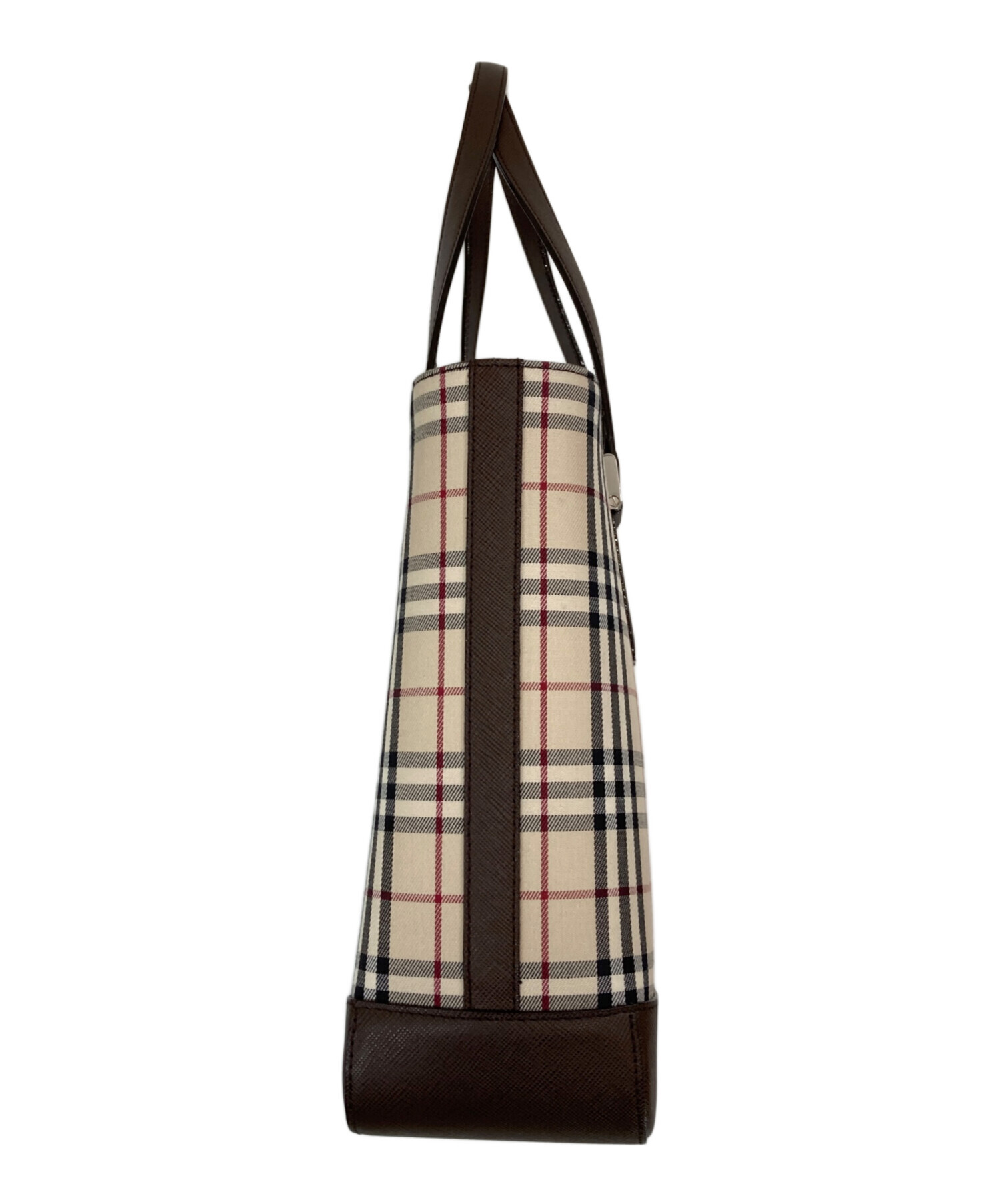 Burberry チェック柄 トートバッグ（中古品） 中古・古着通販】BURBERRY (バーバリー) ノヴァチェックキャンバス