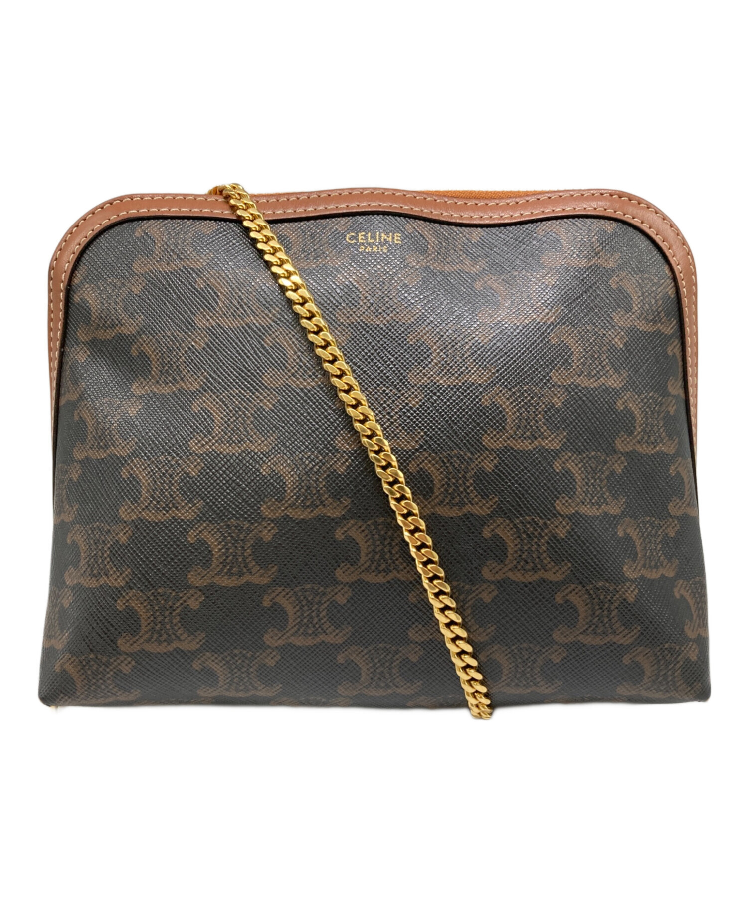 中古・古着通販】CELINE (セリーヌ) トリオンフチェーンショルダー 
