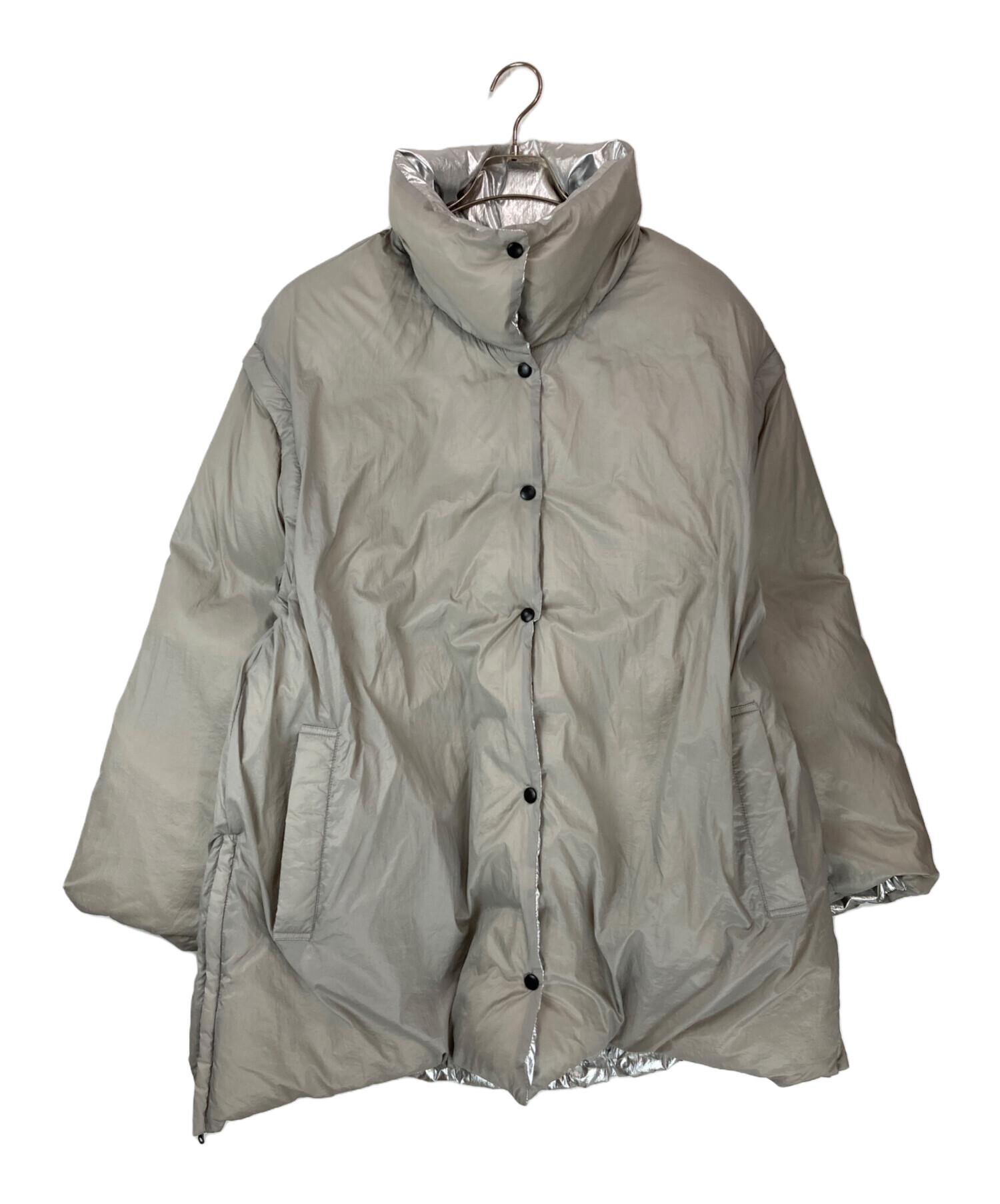 メゾンスペシャル Over Tunic Down シルバー ダウン 中古・古着通販】MAISON SPECIAL (メゾンスペシャル) Over Tunic Down