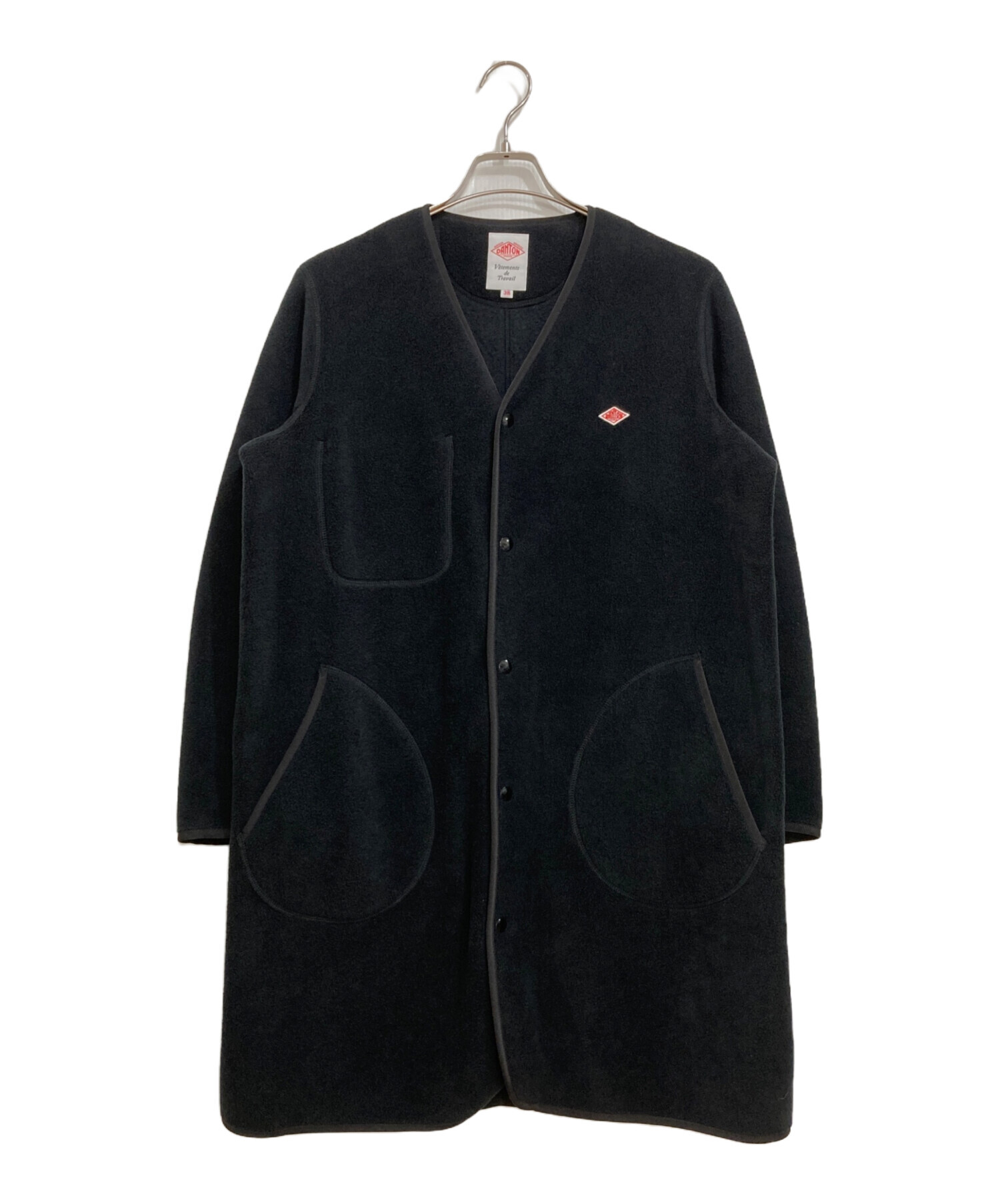 中古・古着通販】DANTON (ダントン) フリースカラーレスコート