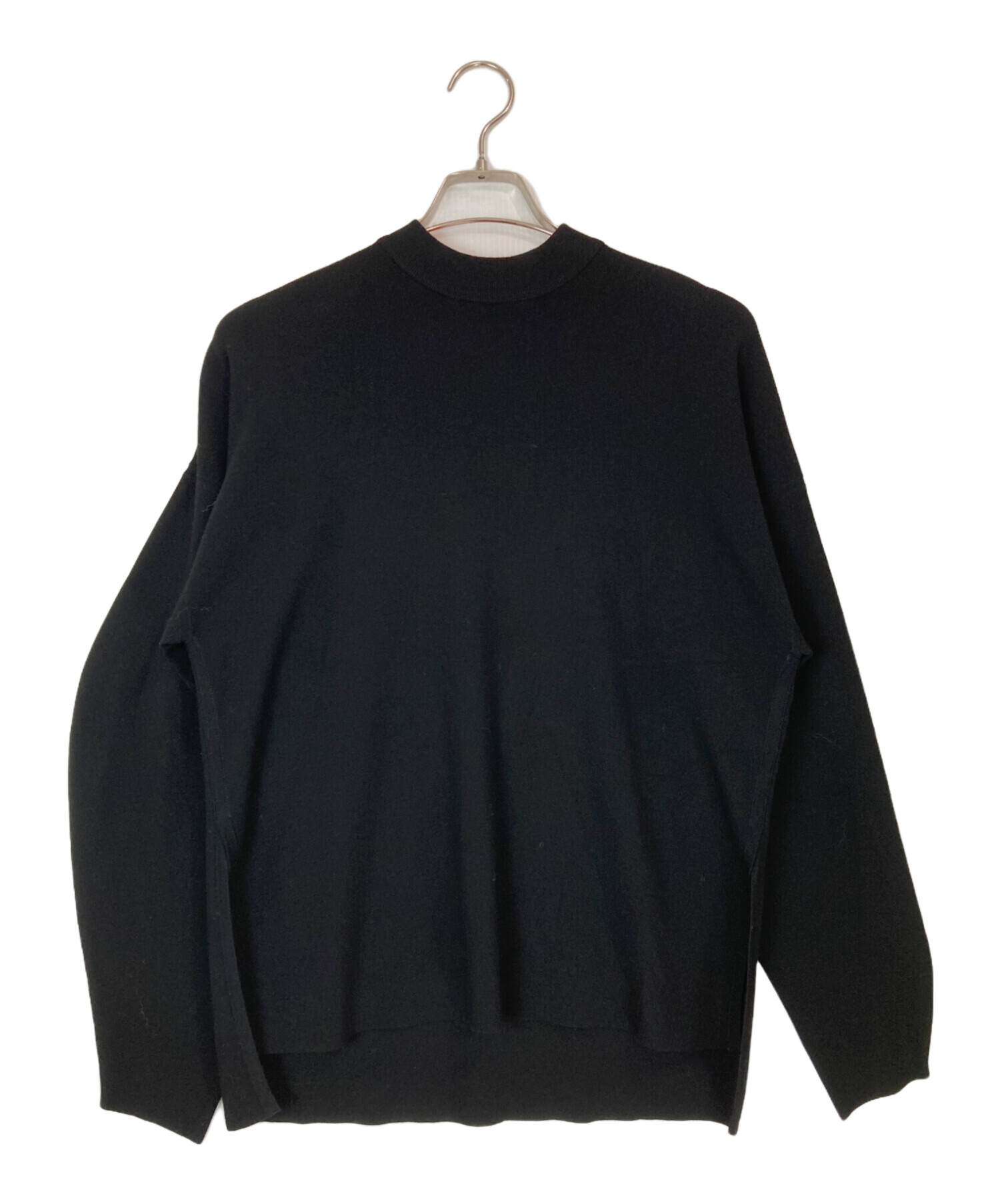 ENFOLD BOXニット 中古・古着通販】ENFOLD (エンフォルド) BOX－KNIT PULLOVER ブラック