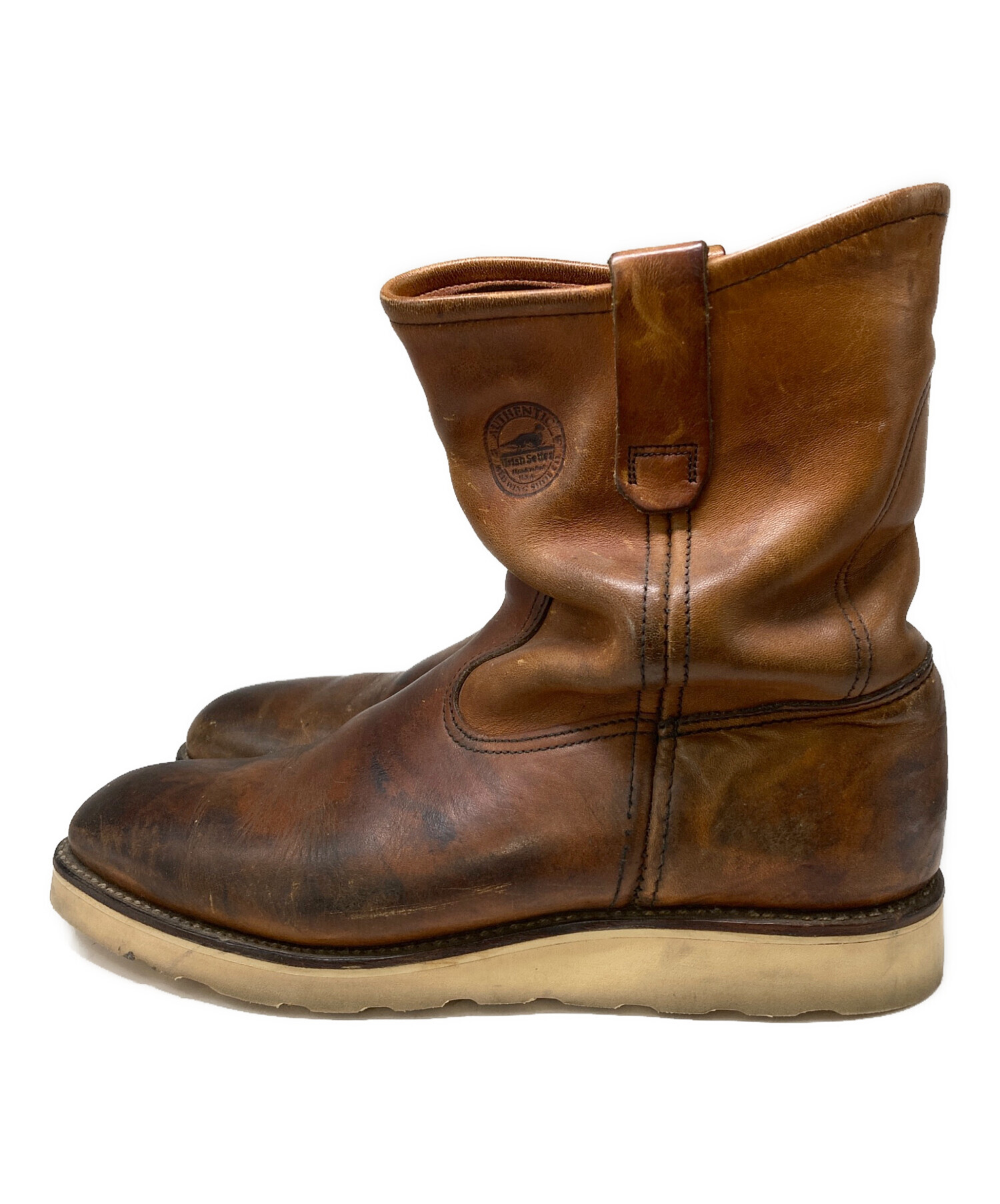 REDWING レッドウィング ペコス ブーツ 9D 27cm 羽プリントタグ 中古