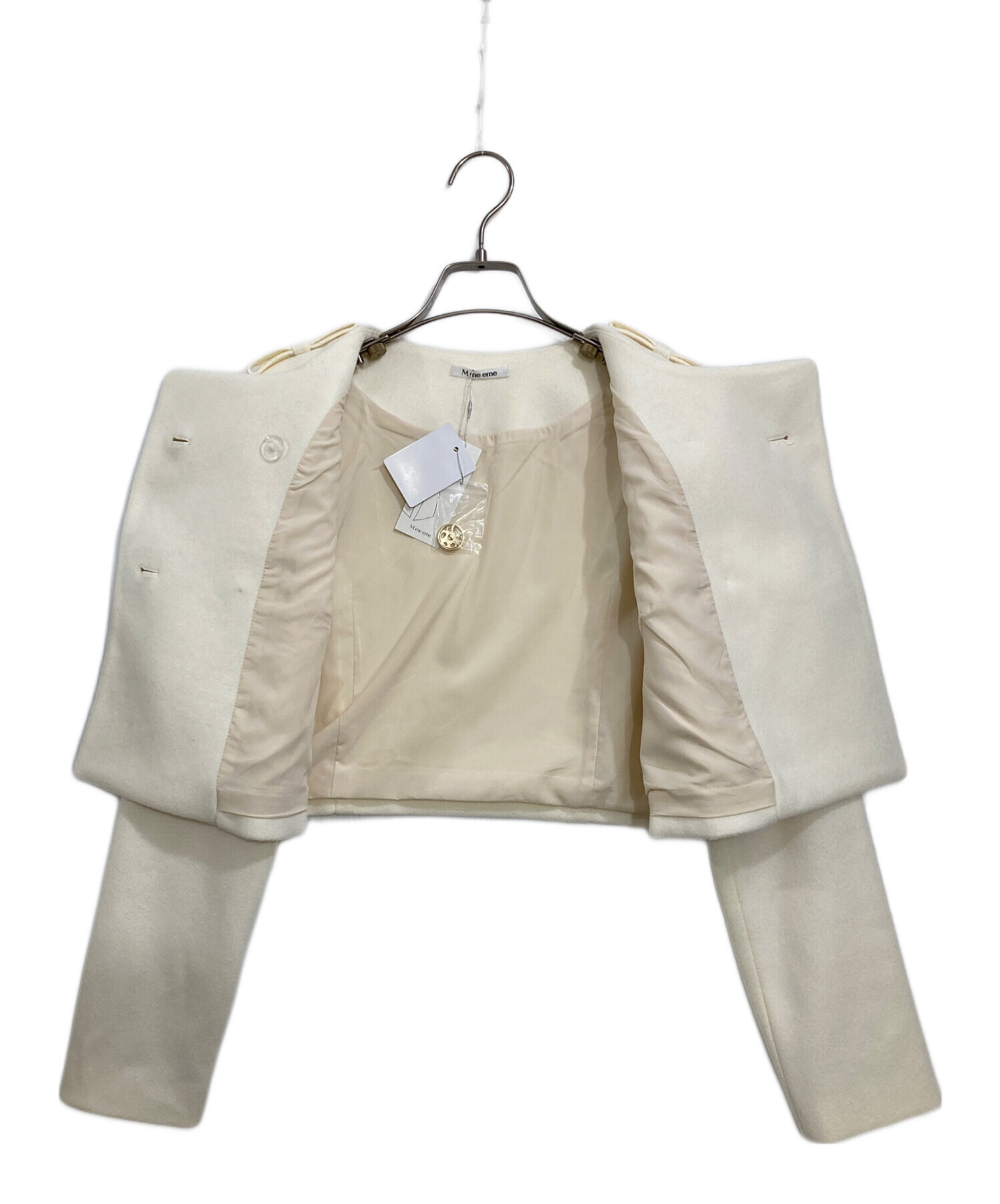 中古・古着通販】M ME EME (エムミーエメ) Cropped melton jacket