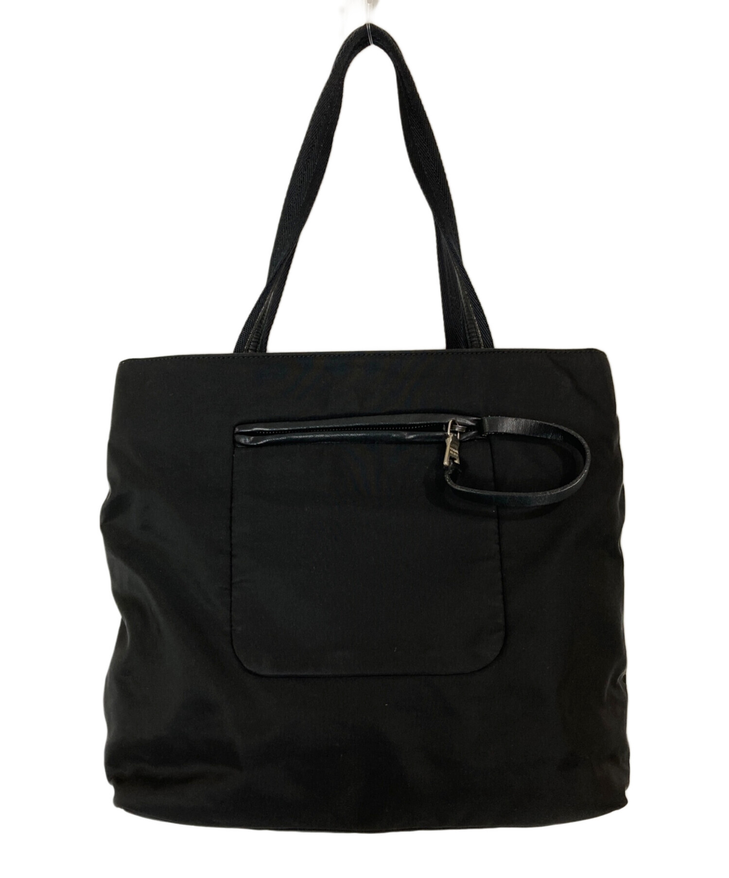 ※かあか　正規品 PRADA 黒 トートバッグ ナイロン 中古・古着通販】PRADA (プラダ) ナイロントートバッグ ブラック