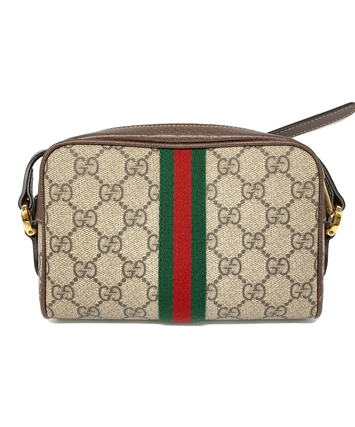 中古・古着通販】GUCCI (グッチ) オフディアショルダーバッグ ベージュ 