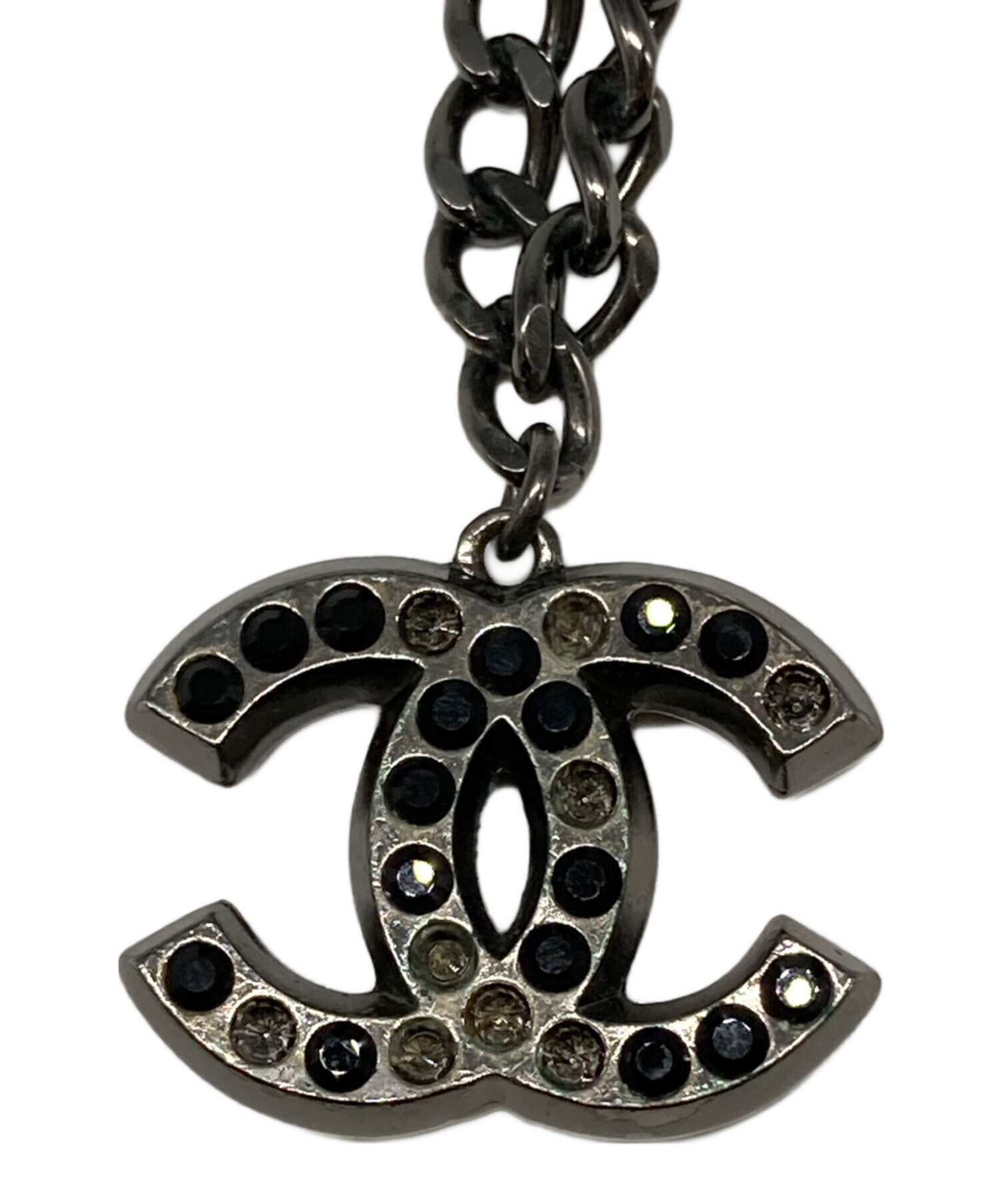 中古・古着通販】CHANEL (シャネル) ラインストーンネックレス