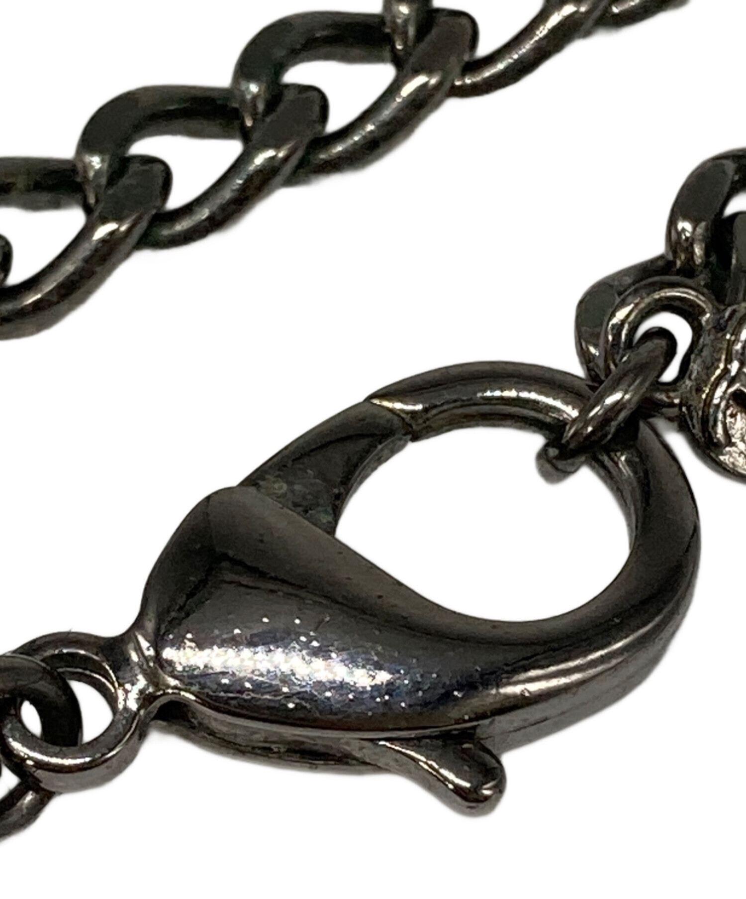 CHANEL ネックレス　ブラック系　ラインストーン 中古・古着通販】CHANEL (シャネル) ラインストーンネックレス