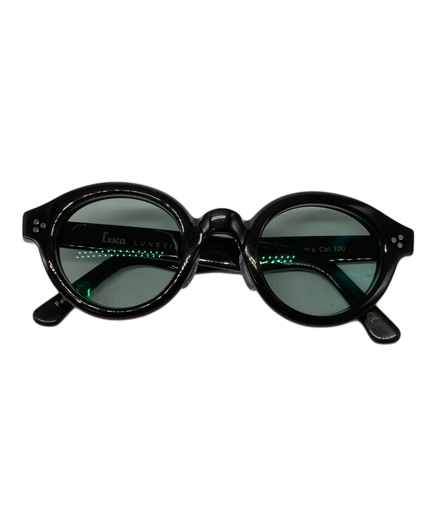 D*A様 Lesca Lunetier ブラックサングラス 中古・古着通販】Lesca Lunetier (レスカルネティエ) ラ・コルブス