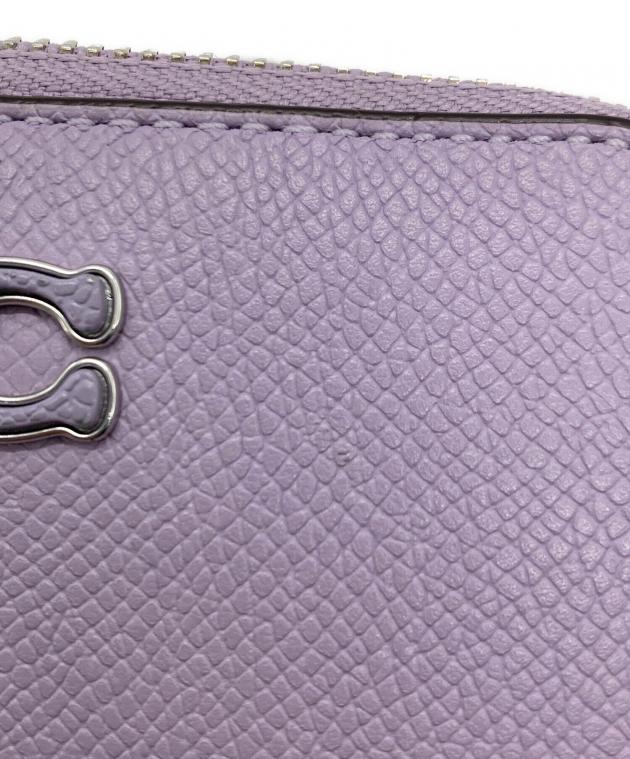 中古・古着通販】COACH (コーチ) 3-IN-1 Lジップ ウォレット パープル