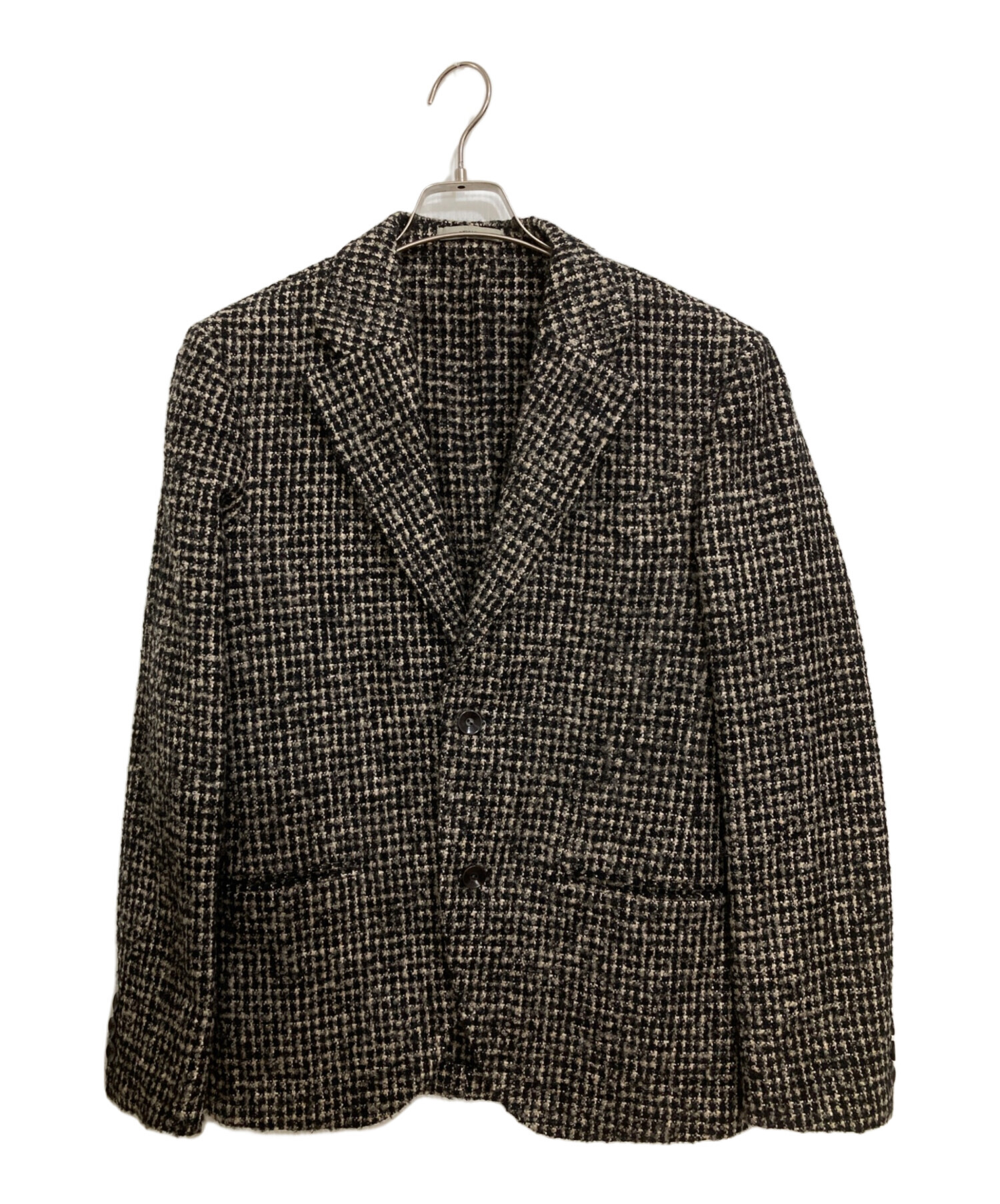 BOGLIOLI ボリオリ ツイード　ジャケット44 中古・古着通販】BOGLIOLI (ボリオリ) モヘアアルパカ混ツイード2B