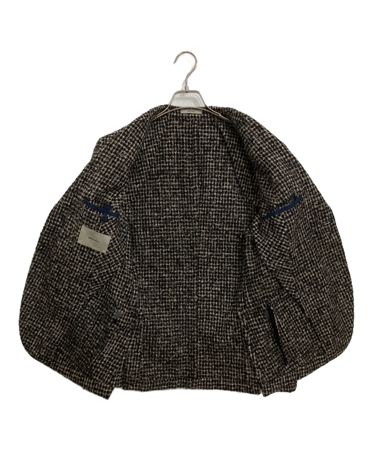 中古・古着通販】BOGLIOLI (ボリオリ) モヘアアルパカ混ツイード2B