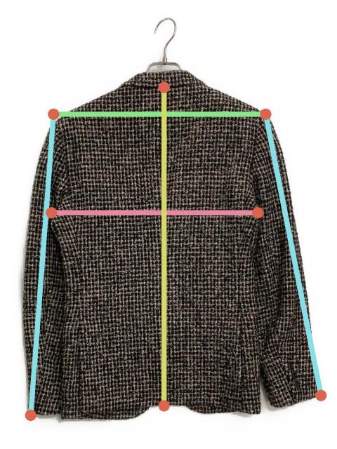 中古・古着通販】BOGLIOLI (ボリオリ) モヘアアルパカ混ツイード2B