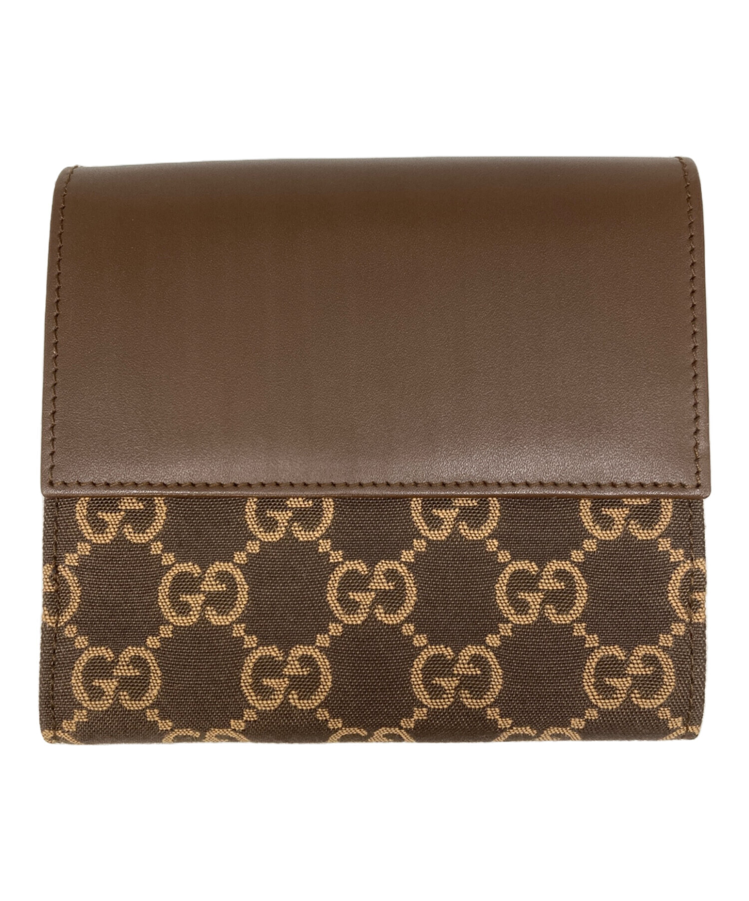 中古・古着通販】GUCCI (グッチ) 3つ折り財布 ブラウン|ブランド 中古・古着通販】GUCCI (グッチ) 3つ折り財布 ブラウン|ブランド