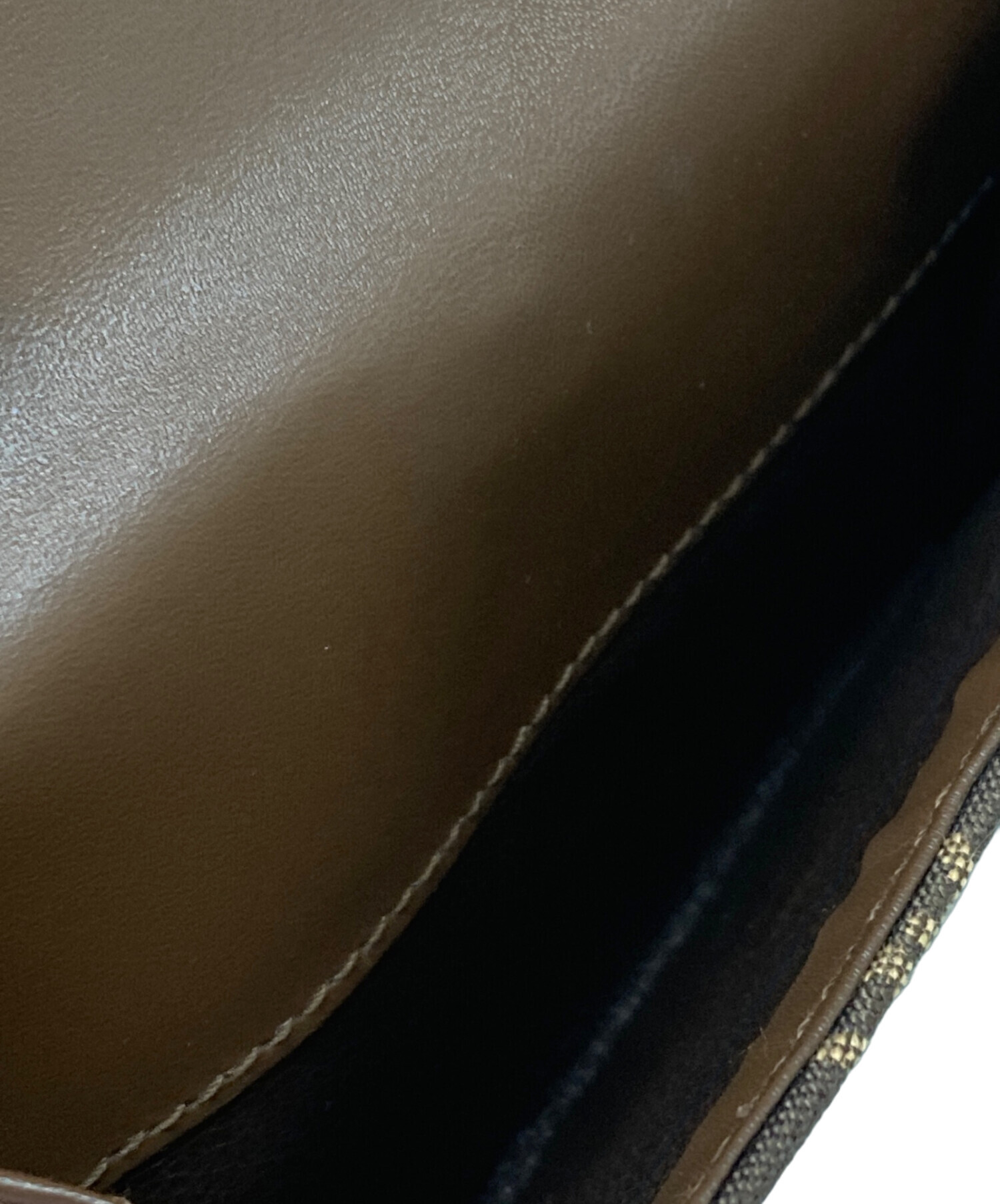 中古・古着通販】GUCCI (グッチ) 3つ折り財布 ブラウン｜ブランド