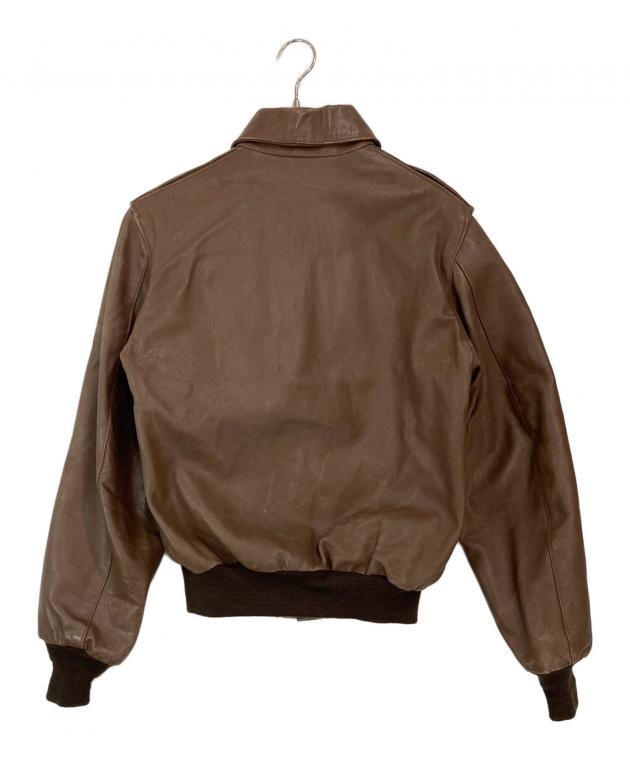 ★美品WILLIS& A-2フライトジャケット XLウィルス&ガイガ ウイルス&ガイガー Willis&Geiger 90s A-2 タイプ 本革 レザー