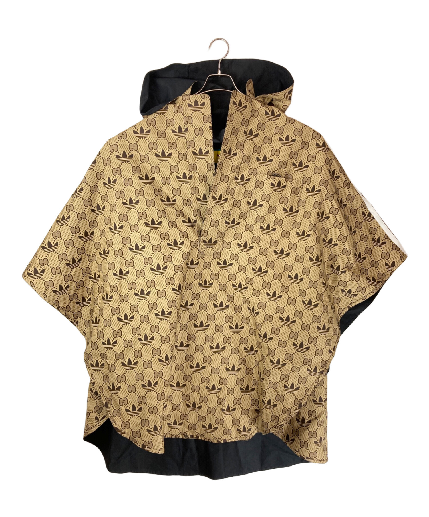 新品タグ付きGUCCI ニットリバーシブルケープコート 中古・古着通販】adidas (アディダス) GUCCI (グッチ) GGロゴ