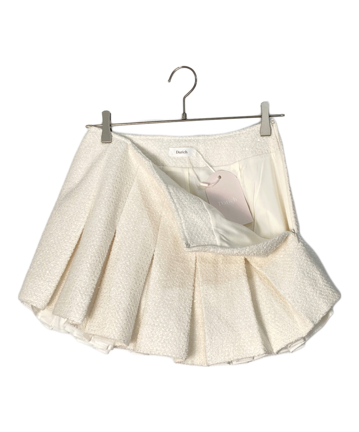 中古・古着通販】darich (ダーリッチ) スパンコールツイードミニ