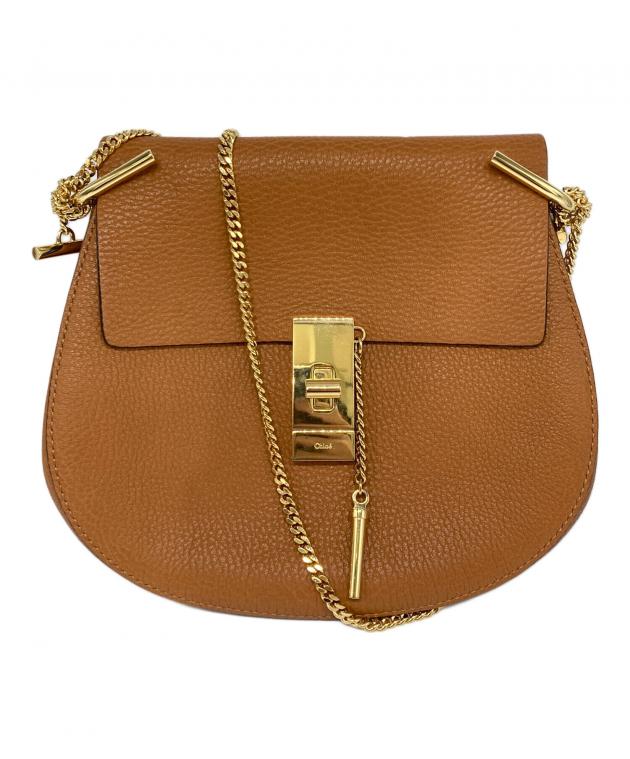 中古・古着通販】Chloe (クロエ) チェーンショルダーバッグ ブラウン