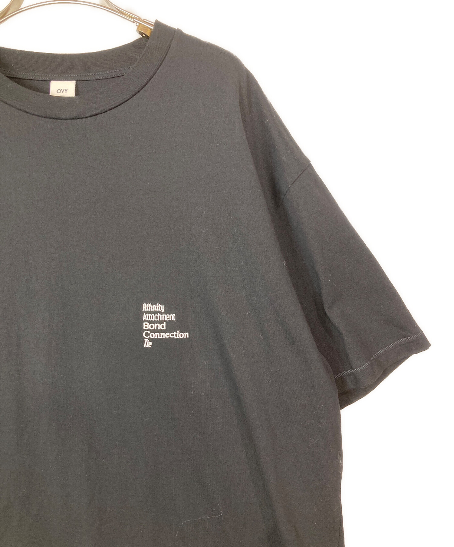 中古・古着通販】OVY (オヴィー) Embroidery Cotton Wide T-shirt