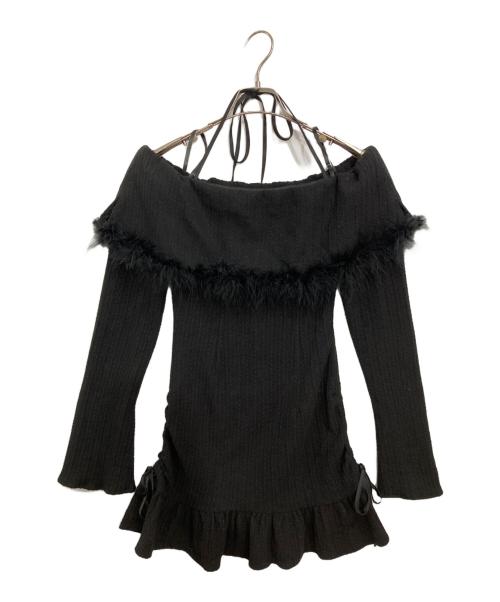 中古・古着通販】M me eme (エムミーエメ) Feather off the shoulder