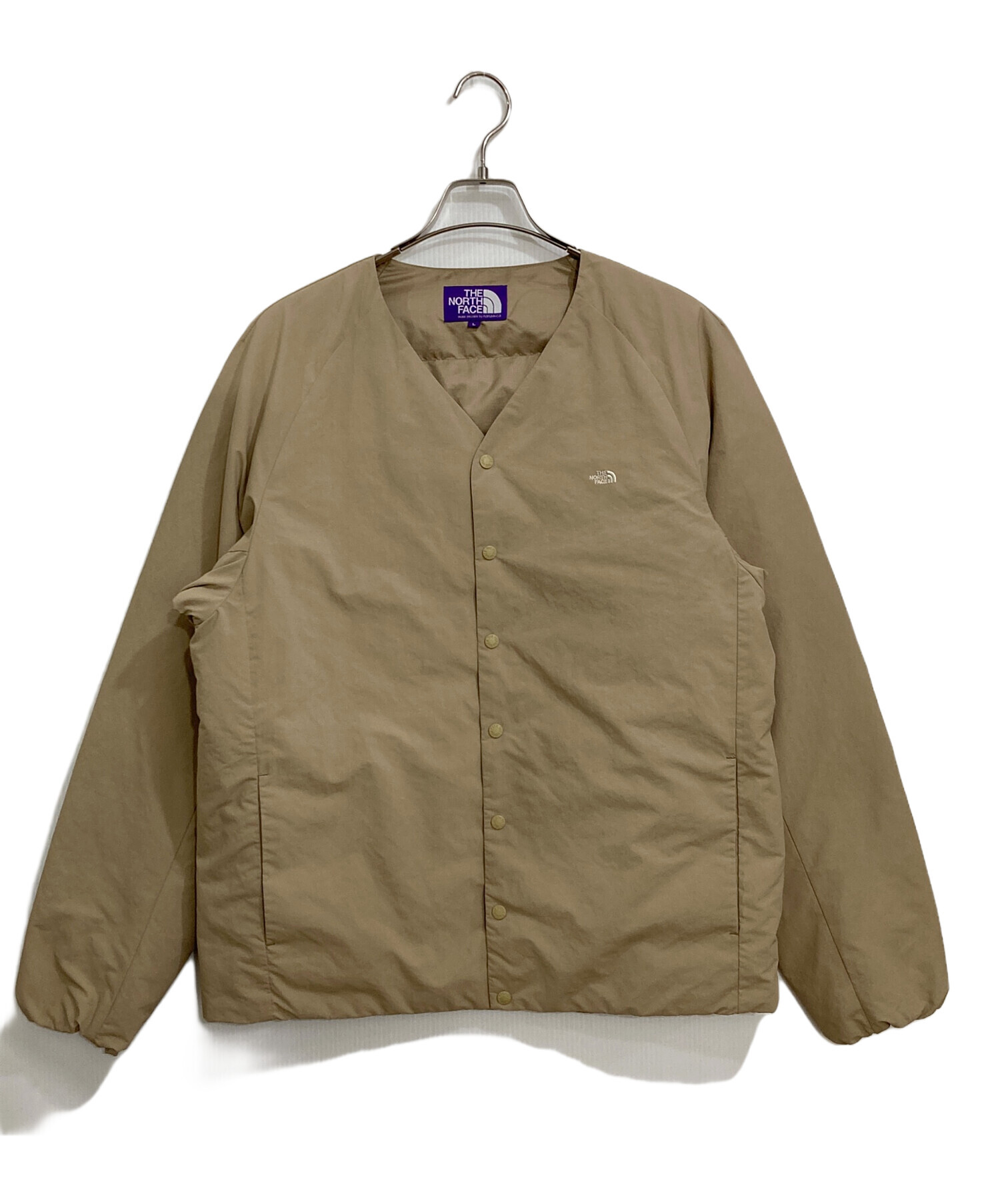 【美品】ノースフェイスパープルレーベルダウンカーディガンND2958N Lサイズ 中古・古着通販】THE NORTHFACE PURPLELABEL (ザ・ノースフェイス