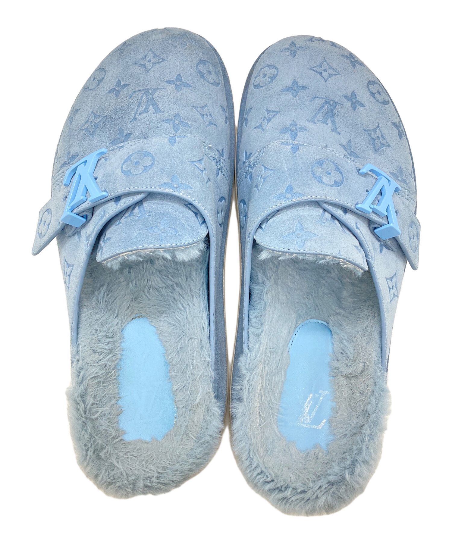 ルイヴィトン☆ファーミュール☆未使用品 中古・古着通販】LOUIS VUITTON (ルイ ヴィトン) ボアミュールサンダル