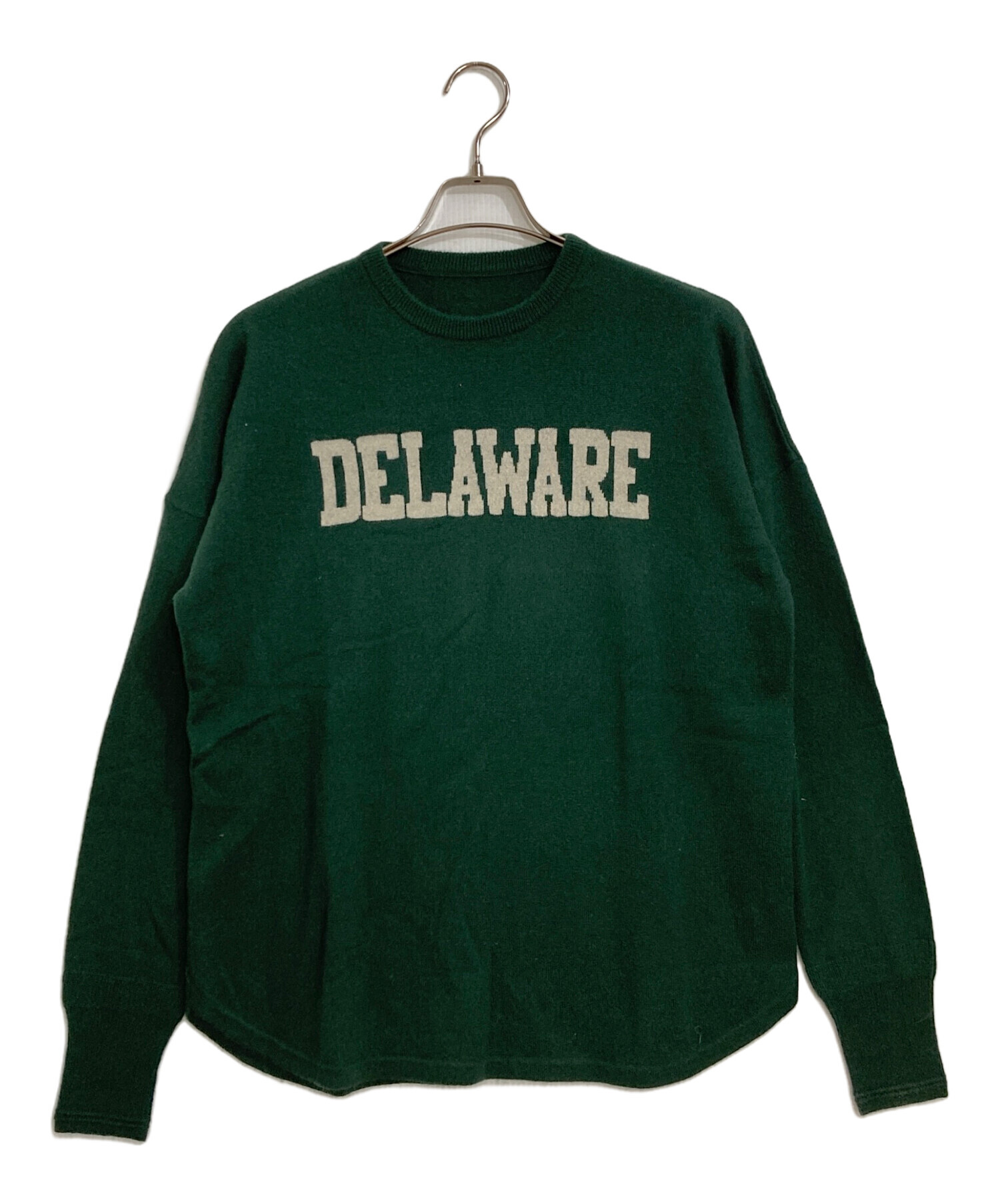 タグつき未使用　GOODGRIEF Cashmere Logo Knit P/O 中古・古着通販】GOOD GRIEF! (グッドグリーフ) Cashmere Logo Knit P