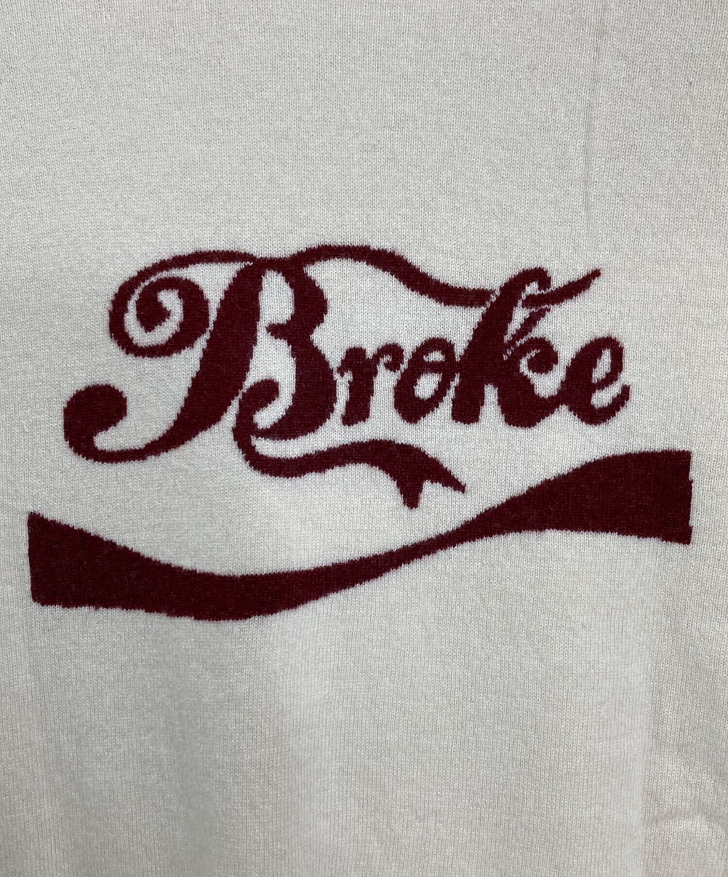 タグつき未使用　GOODGRIEF Cashmere Logo Knit P/O 中古・古着通販】GOOD GRIEF! (グッドグリーフ) Cashmere Logo Knit