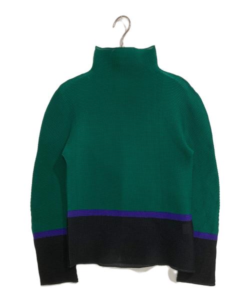 希少★ISSEY MIYAKE イッセイミヤケ ハイネックカットソー プリーツM 中古・古着通販】me ISSEY MIYAKE (ミーイッセイ ミヤケ) ハイネック