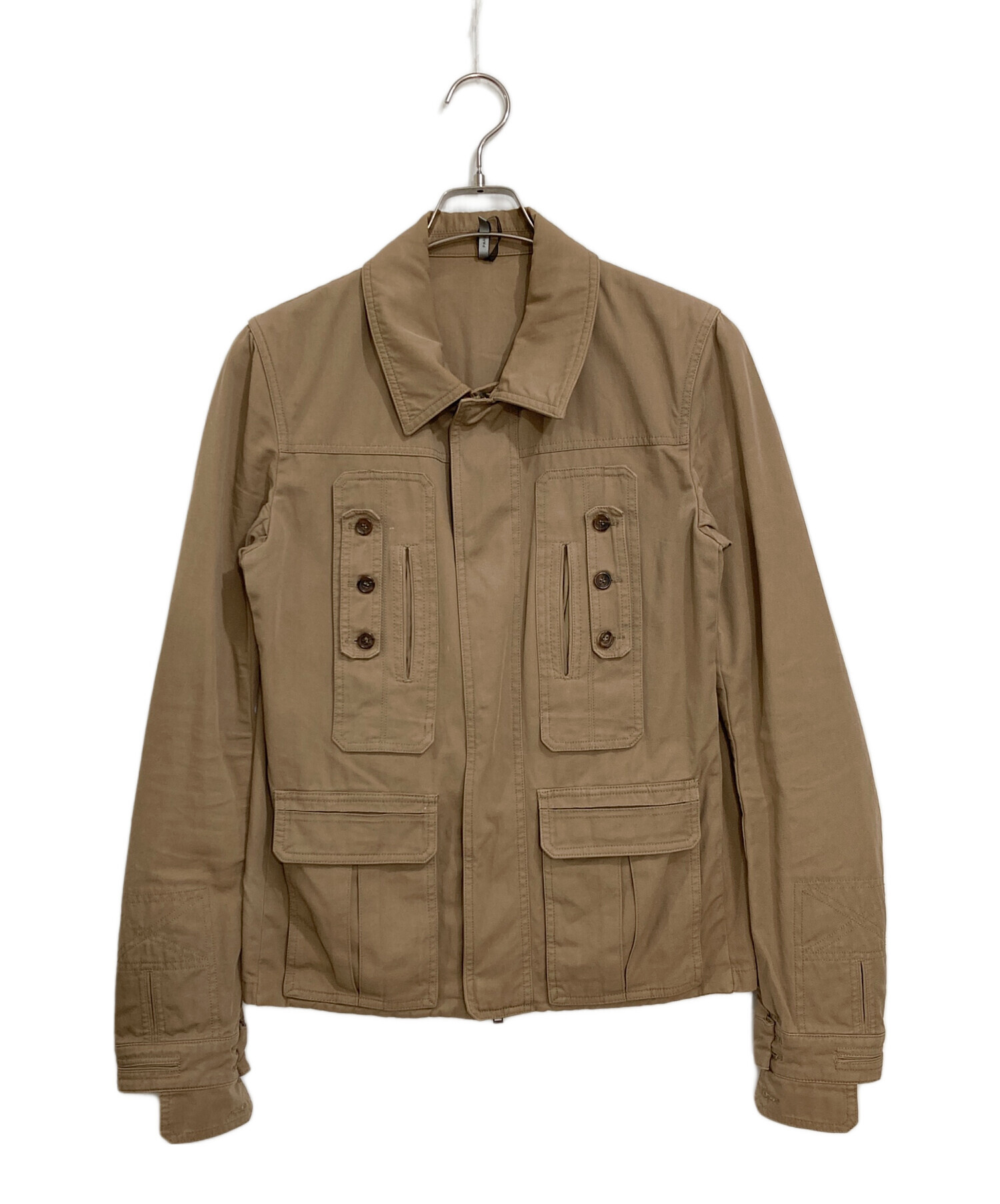Dior homme ミリタリージャケット サイズ４８ 中古・古着通販】DIOR HOMME (ディオール オム) ツイルミリタリー