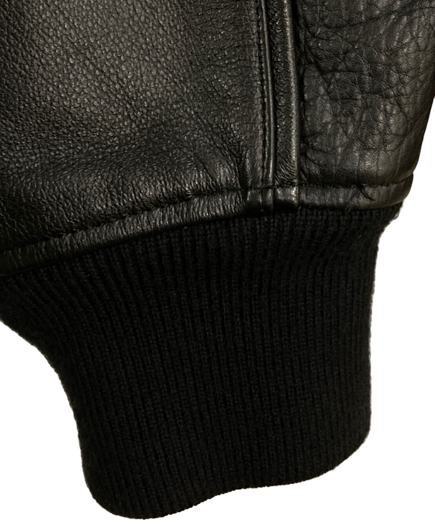 ふじも専用 90s A BATHING APE 旧タグ レザージャケット 中古・古着通販】A BATHING APE (ア ベイシング エイプ) カウレザー