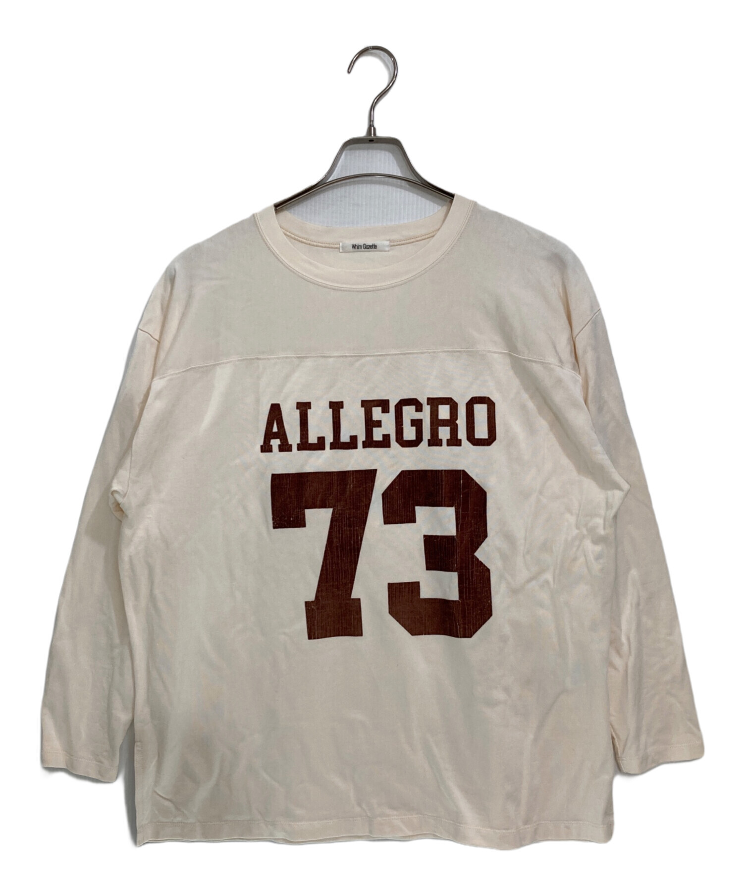 中古・古着通販】Whim Gazette (ウィムガゼット) フットボールロングT