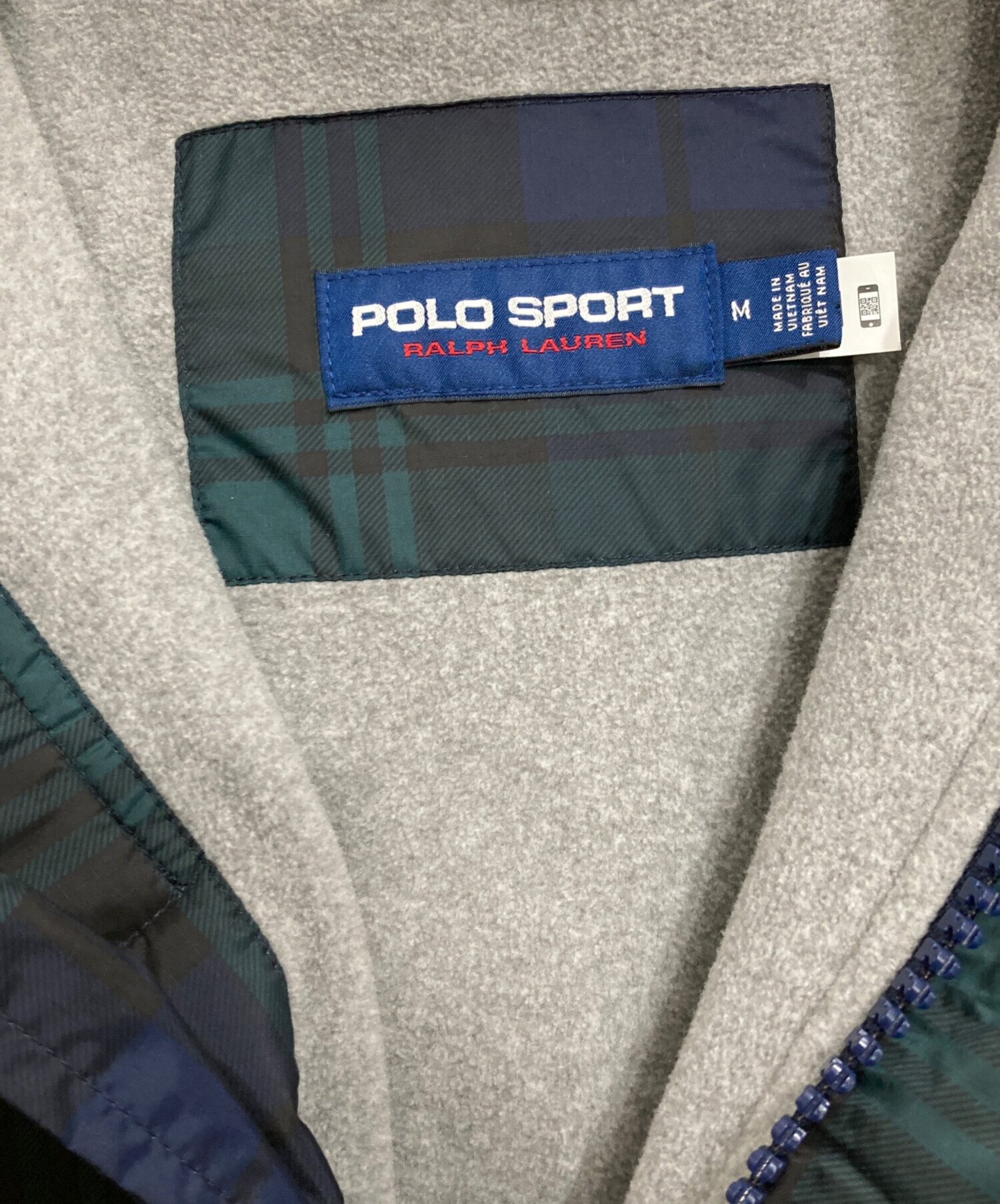 中古・古着通販】POLO SPORT (ポロスポーツ) 裏フリースチェックモッズ