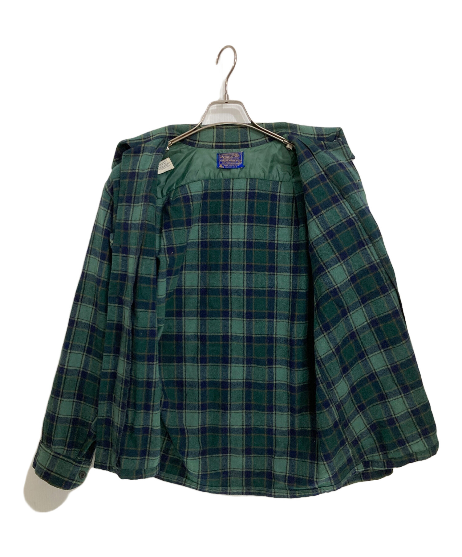 中古・古着通販】PENDLETON (ペンドルトン) 70sウールチェックシャツ