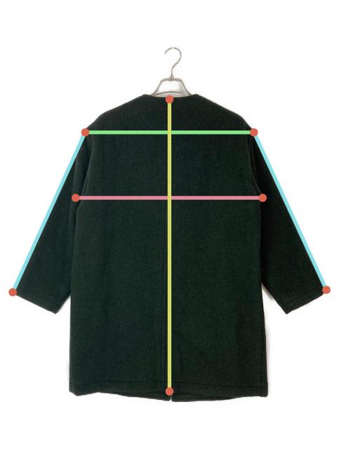 中古・古着通販】DANTON (ダントン) COLLARLESS CREW NECK COAT