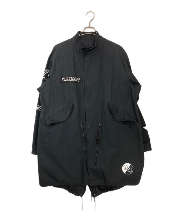 ユニフォームエクスペリメント　モッズコート　usnavy ブラック　2 中古・古着通販】uniform experiment (ユニフォームエクスペリメント