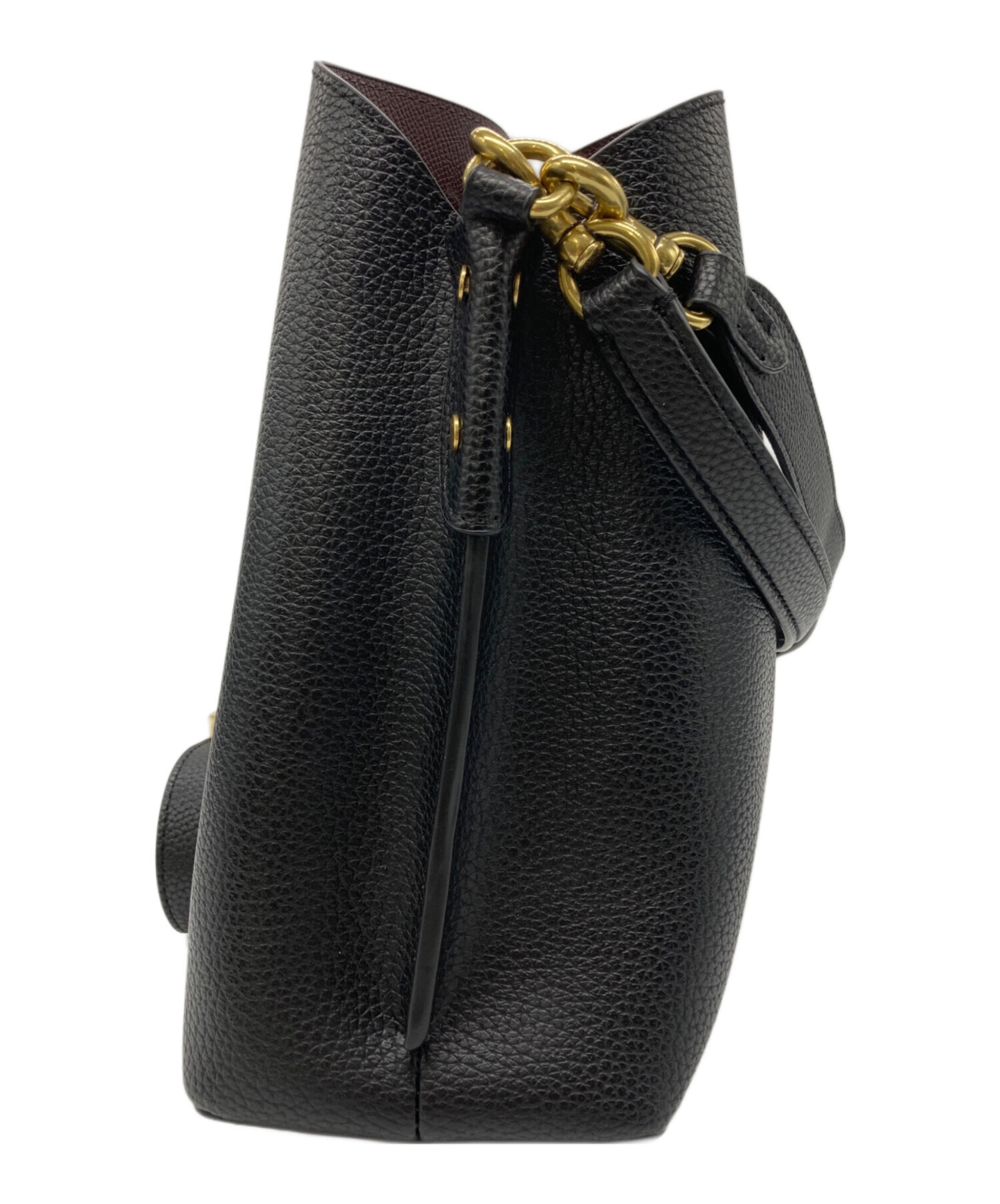 COACH ウィロウ ショルダーバッグ 中古・古着通販】COACH (コーチ) ウィロウショルダーバッグ ブラック