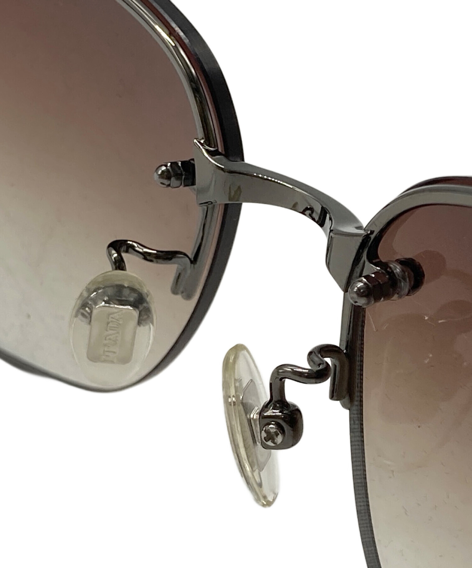 中古・古着通販】PRADA (プラダ) サングラス ブラウン サイズ:SIZE 62