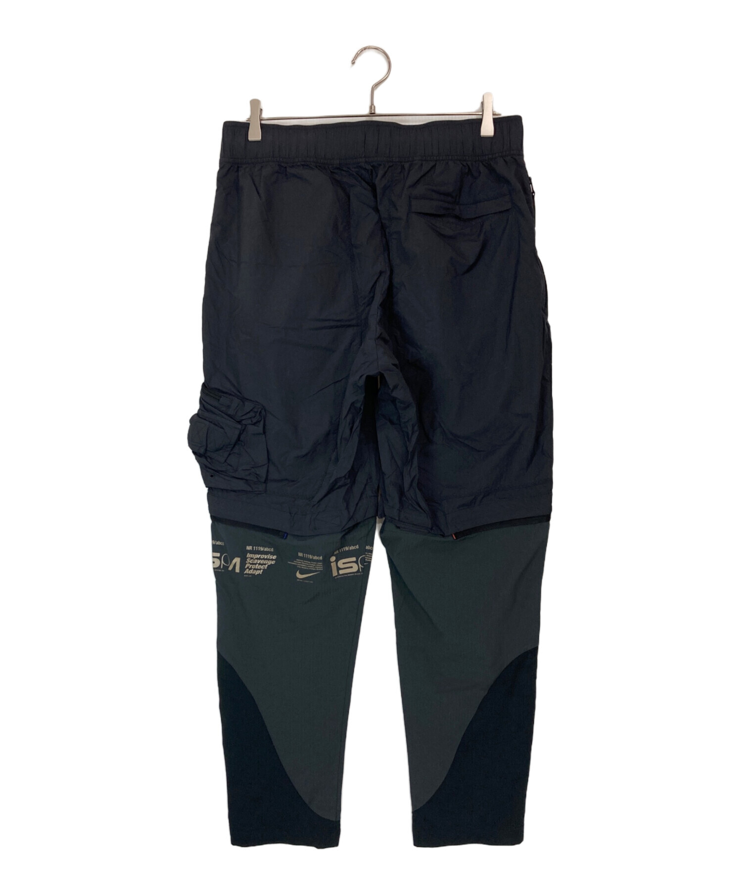 中古・古着通販】NIKE (ナイキ) NRG ISPA PANTS ブラック サイズ:L