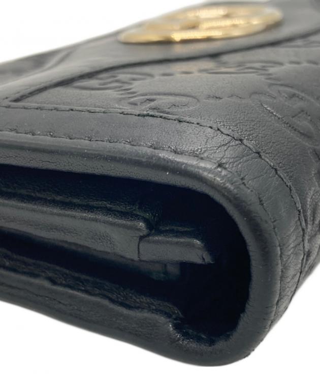GUCCI グッチ/長財布/282434/114*/ABランク/76【中古】 中古・古着通販】GUCCI (グッチ) 長財布 ブラック｜ブランド・古着通販