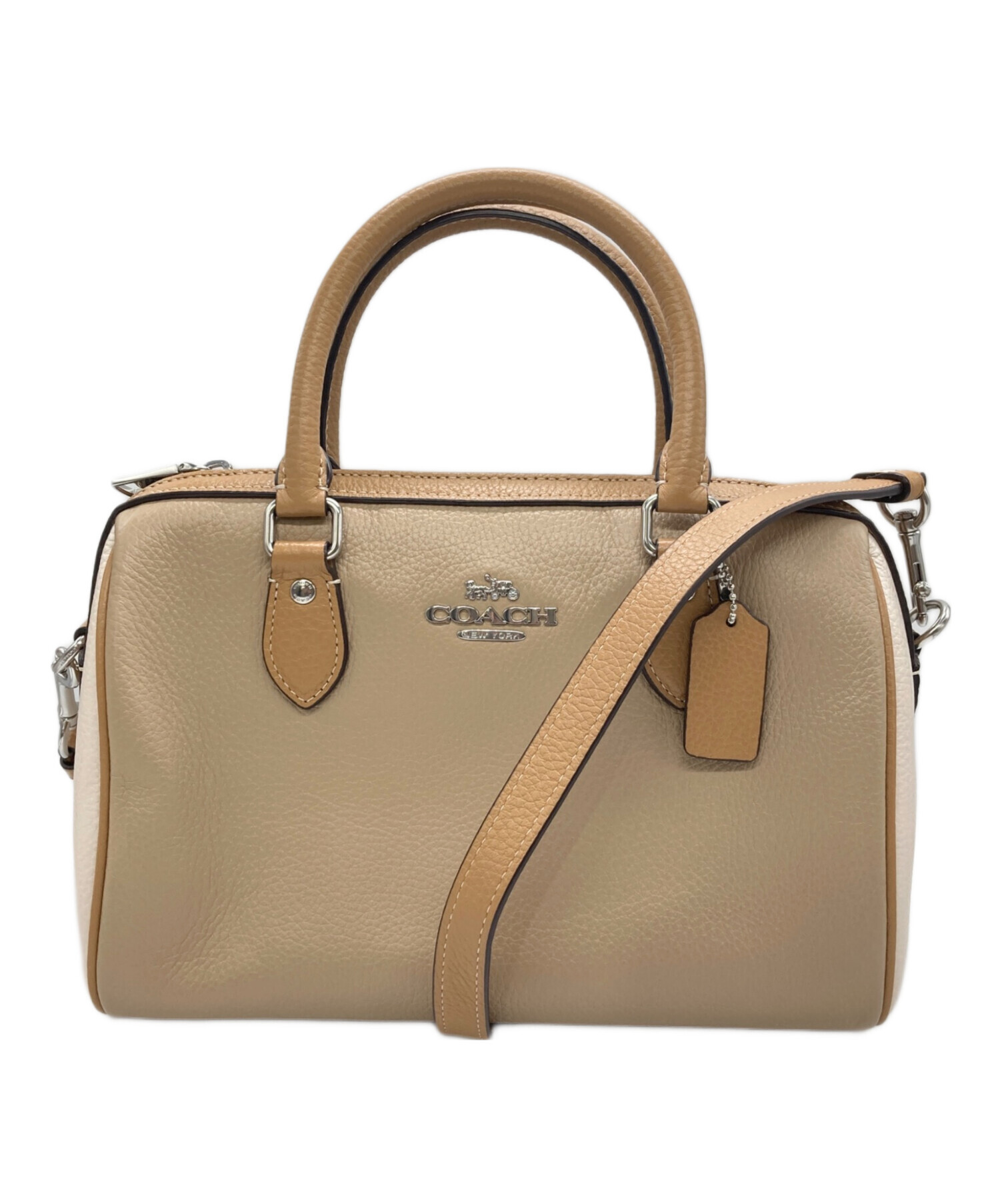 中古・古着通販】COACH (コーチ) サッチェルバッグ ブラウン｜ブランド