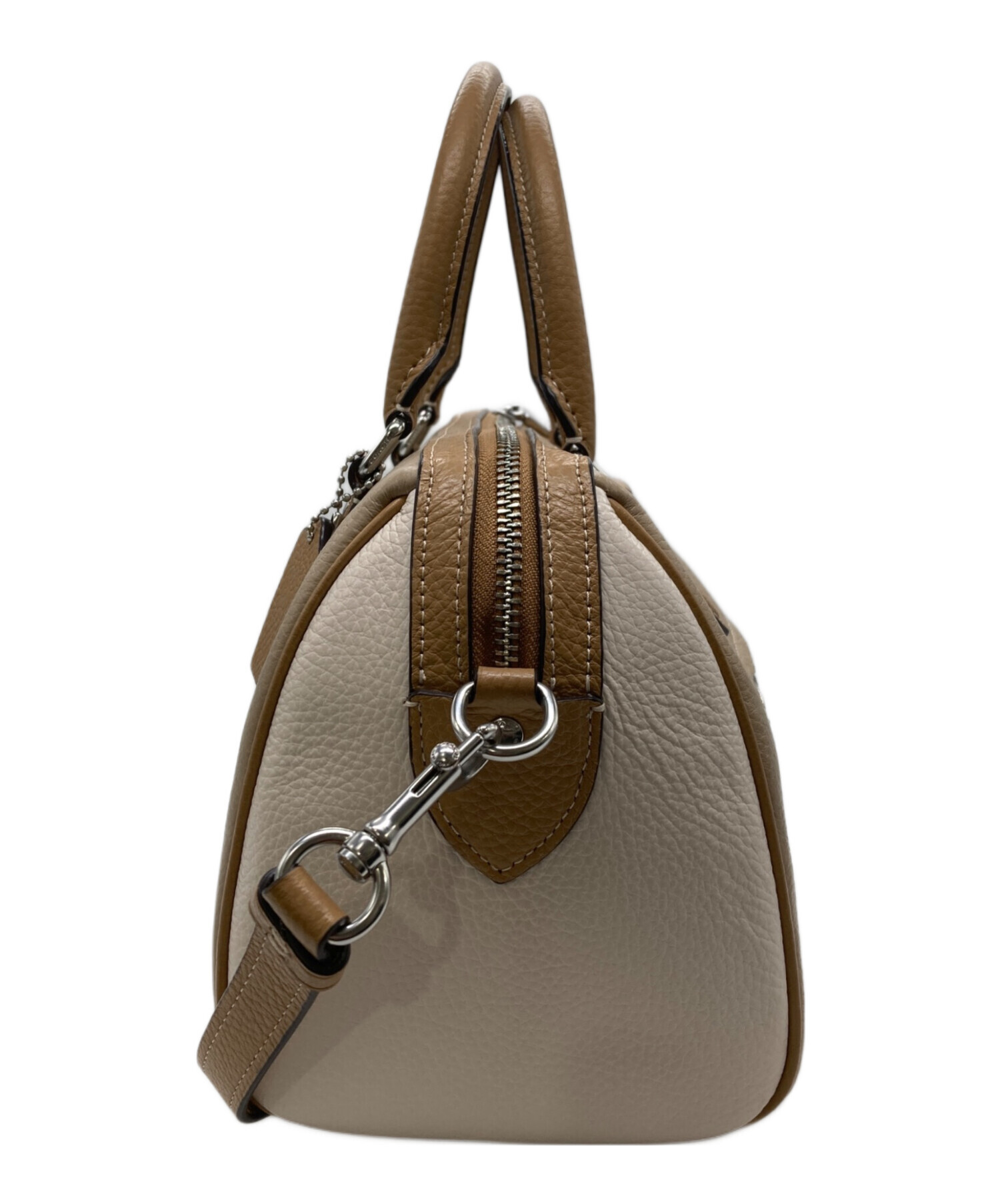 中古・古着通販】COACH (コーチ) サッチェルバッグ ブラウン｜ブランド