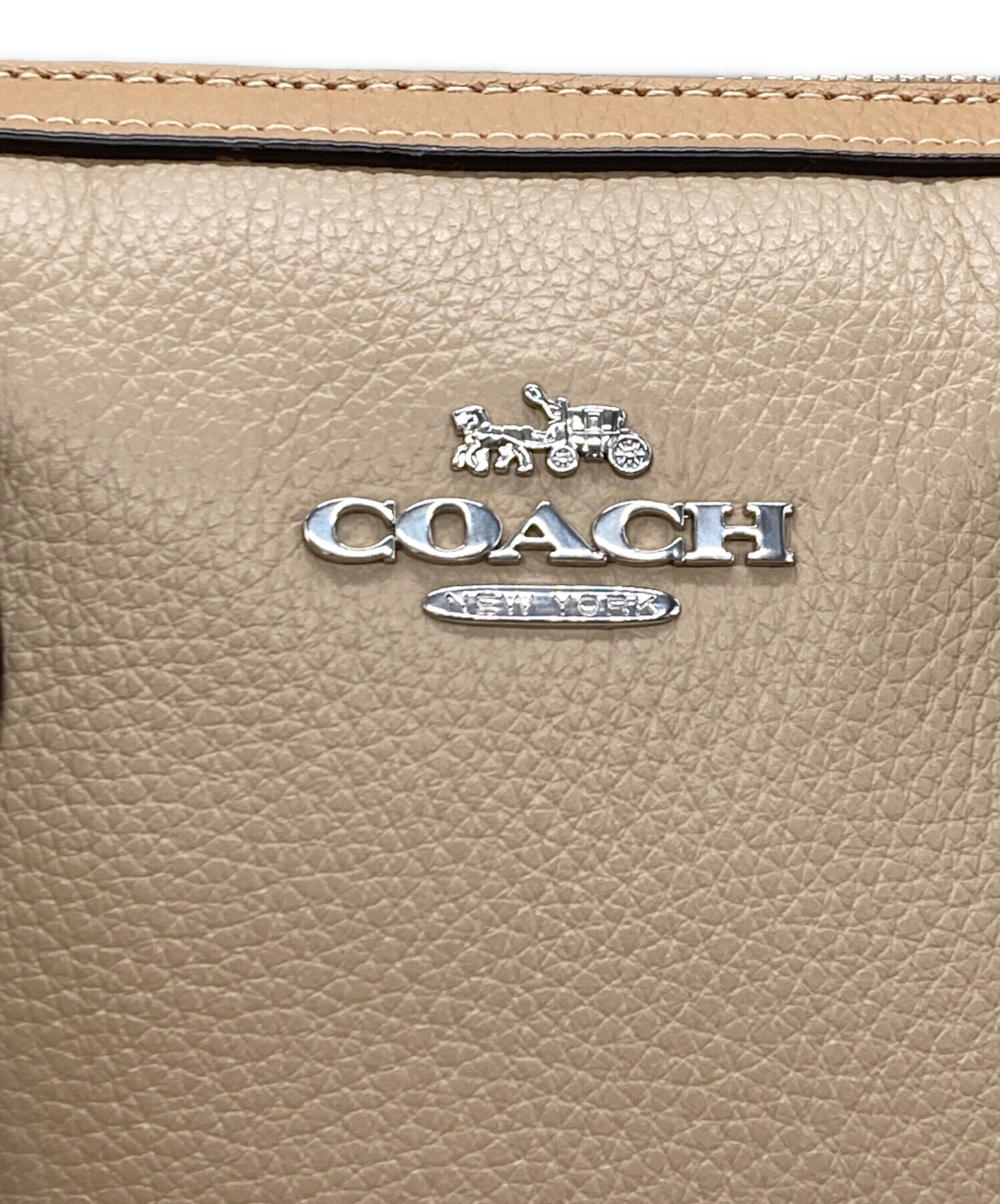 中古・古着通販】COACH (コーチ) サッチェルバッグ ブラウン｜ブランド