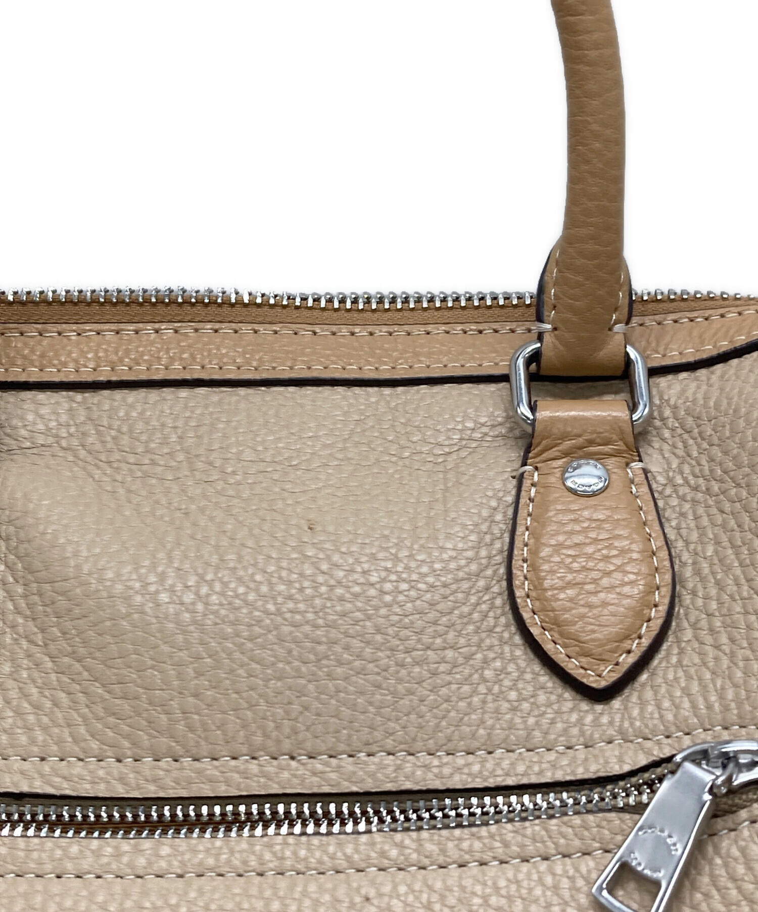 中古・古着通販】COACH (コーチ) サッチェルバッグ ブラウン｜ブランド