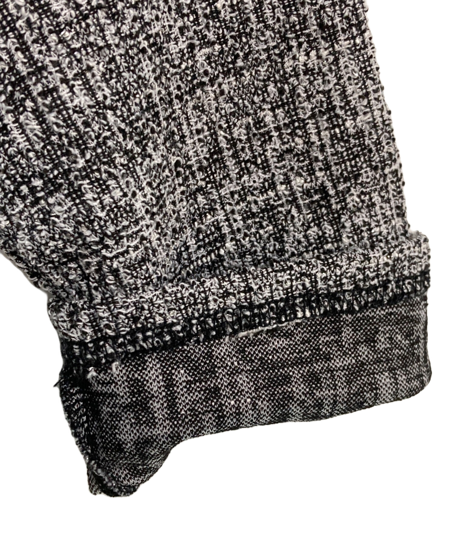 中古・古着通販】M me eme (エムミーエメ) Knit tweed ensemble mini