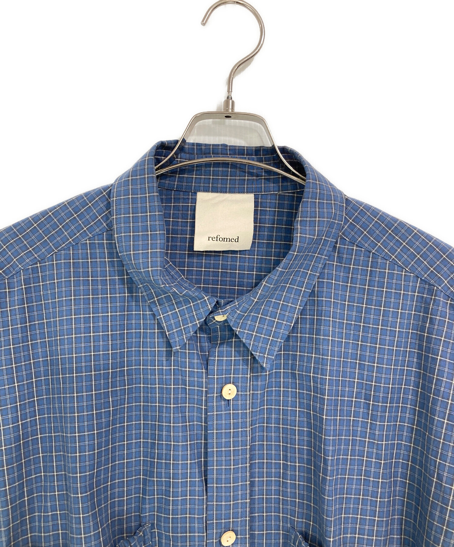 中古・古着通販】refomed (リフォメッド) WRIST PATCH WIDE SHIRT
