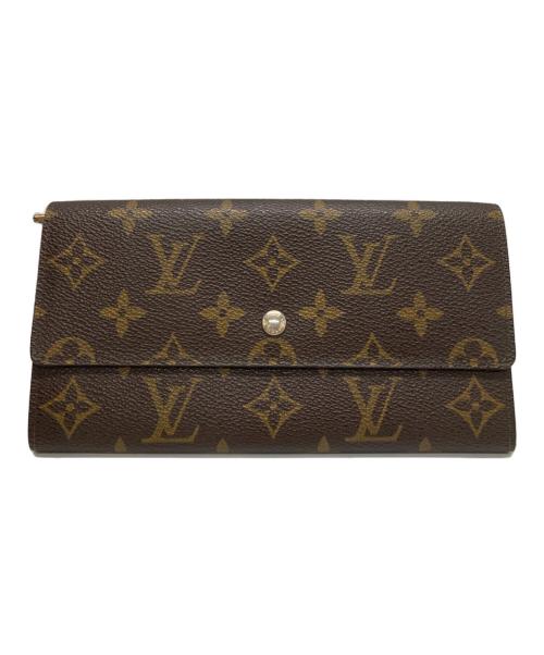 中古・古着通販】LOUIS VUITTON (ルイ ヴィトン) 長財布 ブラウン