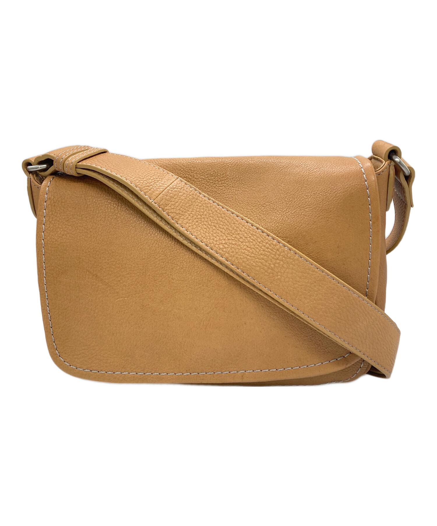 s*☆様 土屋鞄 トーンオイルヌメ フィットショルダー バッグ キャメル 中古・古着通販】土屋鞄 (ツチヤカバン) トーンオイルヌメショルダー